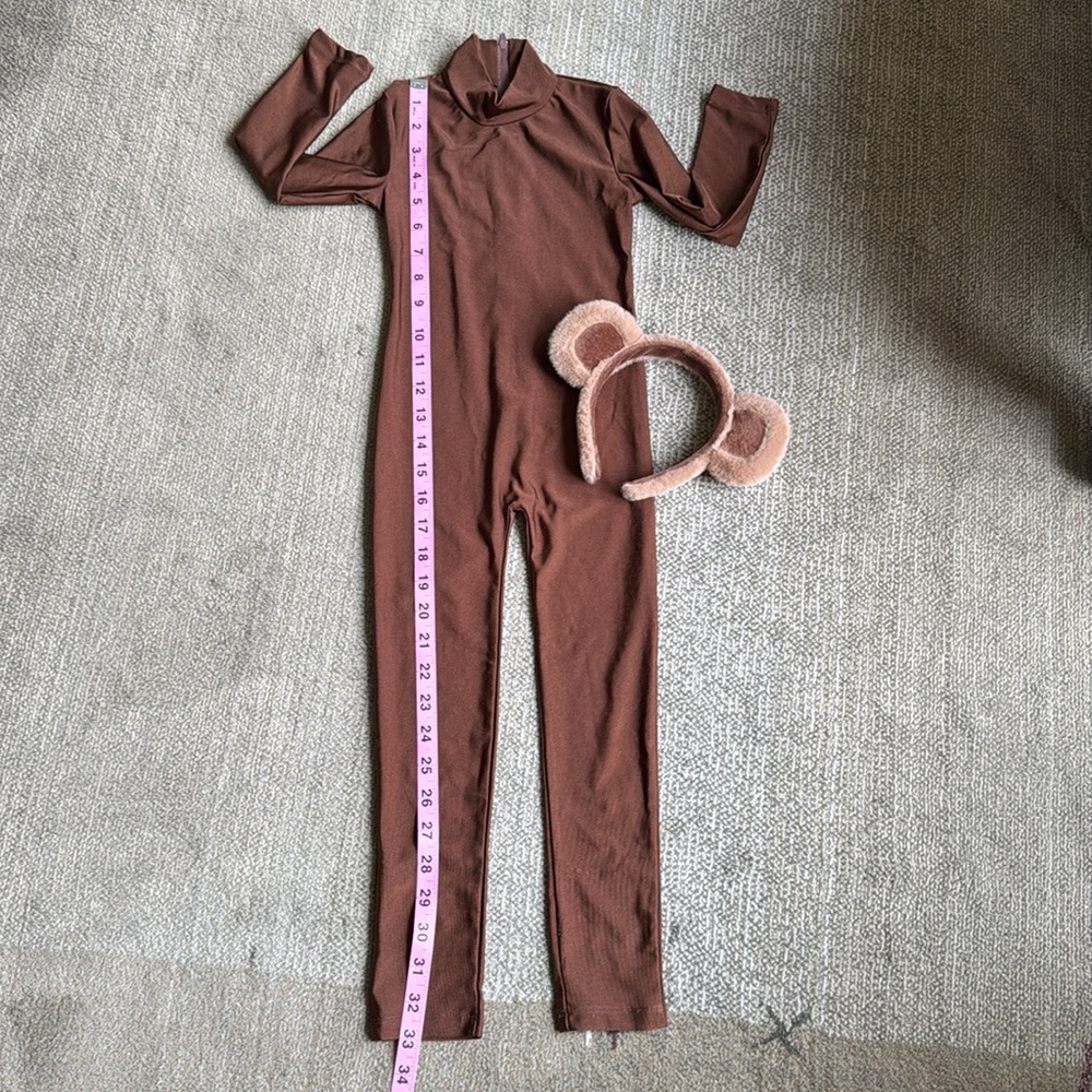 🐒Monkey Costume Tutu W/ Monkey Ears Headband ~ Bonus: 🦋Butterfly Wings - Picture 10 of 16